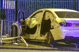 Maşina în care se aflau cei doi copii care au murit