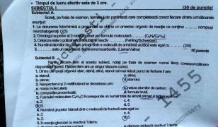 Subiecte Real Simulare Bac 2019. Ce a picat la Biologie, Chimie, Fizică sau Informatică
