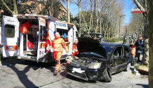 Mașina unuia dintre românii implicați în accidentul de lângă Roma