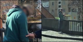 Tânărul narcoman pe o stradă din Cluj