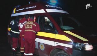 Pompierii SMURD intervin la un incendiu