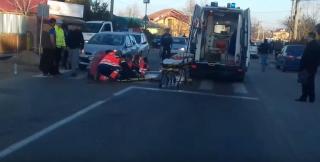 Fetiţă de 10 ani în stare gravă după ce a fost spulberată pe trecere la Păuleşti, în Prahova (Video)