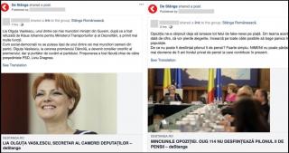 Postări de pe paginile șterse de Facebook