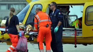 Român strivit de paleţi de lemn, la târgul internaţional de mobilă de la Milano