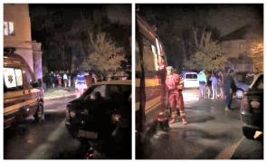 Bătaie generală între locatarii a două scări de bloc, la Ştefăneşti. Pumni, picioare şi cuţite, copil la spital