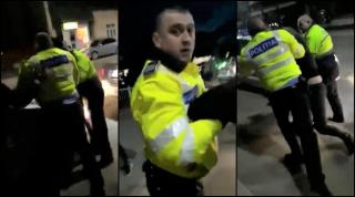 Un tânăr din Borşa acuză un poliţist de la Rutieră că l-a muşcat şi lovit fără motiv: "Ai de primit fraiere!" (Video)