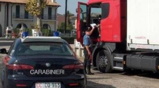 Şofer român în Italia