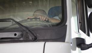 Şofer român de tir în Belgia