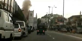 Momentul exploziei la biserica Sfântul Anton din Colombo, Sri Lanka, a fost filmat (Video)