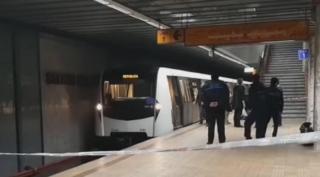 Echipe de intervenție la un incident la metrou