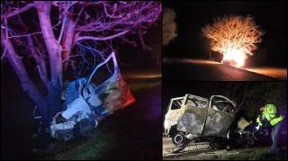 Accident teribil la Truşeşti, live pe Facebook