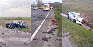 Accident teribil la Huedin, pe șoseaua Cluj - Oradea