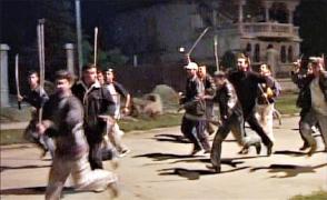 Incidentele grave au avut loc duminică seară, în prima zi de Paşti