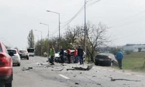 Una dintre maşinile implicate în accident era înmatriculată în Olanda