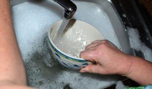 O femeie a spart o casă doar pentru a spăla vasele şi pentru a hrăni câinele