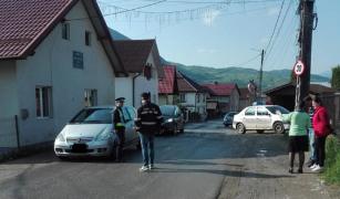 Accident în apropierea şcolii