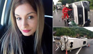 Geanina, fata moartă în cumplitul accident din Bujoreni, avea numai 26 ani