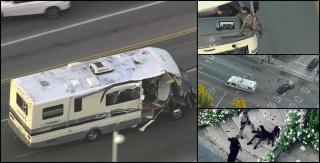 Urmărire cu o rulotă în Los Angeles