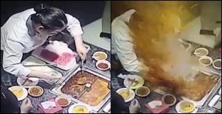 Incident într-un restaurant din China