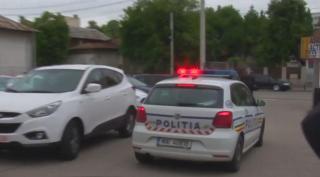 Mașină de poliție la o intervenție