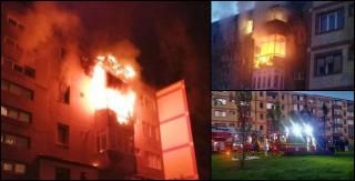 Desfășurare de forțe la primele ore ale dimineții pe Aleea Romaniței din Reșița, judeţul Caraş - Severin