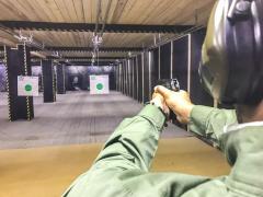 Un bărbat din Floreşti s-a împuşcat în cap, într-un poligon privat