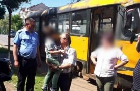 Copil găsit într-un tramvai, în Botoșani