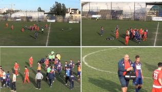 Scene din bătaia de la meciul Victoria - Steaua