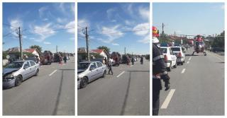 Accident cu trei răniţi produs în Gorj