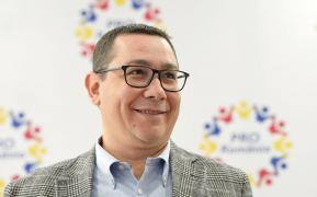 Victor Ponta într-o conferință de presă