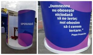 Cabine de spovedit pe traseul Papei Francisc. Suveranul Pontif se poate opri la una dintre ele