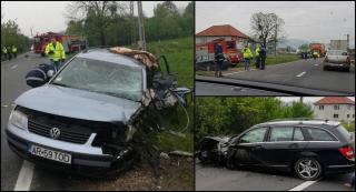 În urma accidentului, un bărbat, care se afla în stop cardio-respirator când au ajuns salvatorii, a murit