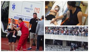 Mamă însărcinată gazată de jandarmi la Cluj