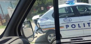 Agentul de poliţie vinovat de producerea accidentului, amendat