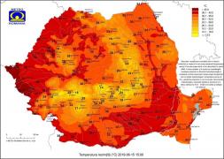 40 de grade Celsius în România. Temperaturi insuportabile la Focşani, Brăila, Lugoj, Reşiţa, Arad şi Baia Mare