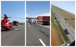 Camionagiu ucis pe autostrada A4, pe banda de urgenţă, în timp ce se ducea cu compresorul să ajute un alt şofer
