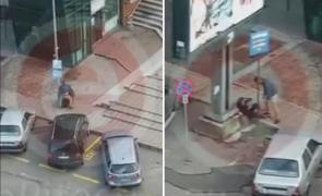 Tânăra bătută în Pitești