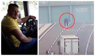 Gabriel, șoferul român care a salvat apoi îmbrăţişat un tânăr pe cale să sară de pe pod: "Eu nu sunt un erou" (Video)