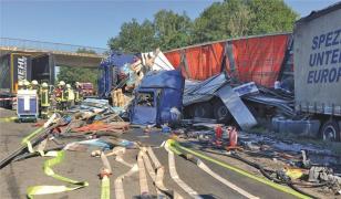 Şofer român pe moarte în Germania