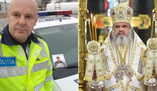 Un poliţist din Olt l-a provocat pe Preafericitul Daniel să îşi doneze salariul