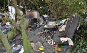 Locul în care cei doi români au fost incendiați