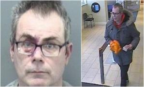 Un bărbat de 50 de ani a jefuit o bancă cu o banană