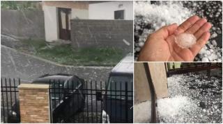 Cod roşu de grindină, vijelii puternice şi ploi torenţiale emis de ANM. Vreme severă în mai multe localităţi din Timiş