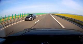 Mașină pe contrasens pe Autostrada A3