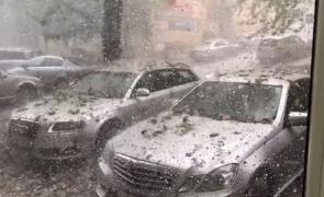 ANM a emis cod roşu de grindină mare, vijelii puternice şi ploi torenţiale în trei localităţi din Galaţi