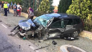 Şoferul autoturismului a încercat o depăşire neregulamentară