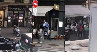 Jaf spectaculos în Paris, transmis în direct pe reţelele de socializare