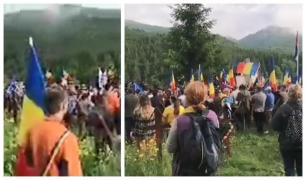 Incidente la Cimitirul Eroilor din Valea Uzului, Jandarmeria îndeamnă la calm (Video)