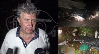 Români în vacanţă, striviţi de un acoperiş prăbuşit de vânt în Halkidiki. Un martor povesteşte scene de groază (Video)