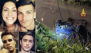 Mașina în care se aflau victimele accidentului provocat de român